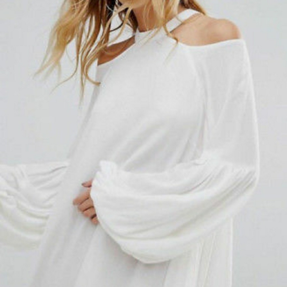 NWT Free People Bell Sleeve Top